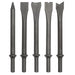 Sealey Air Hammer Chisel Set 170mm 5pc SA11C Sealey - Town Tools 
