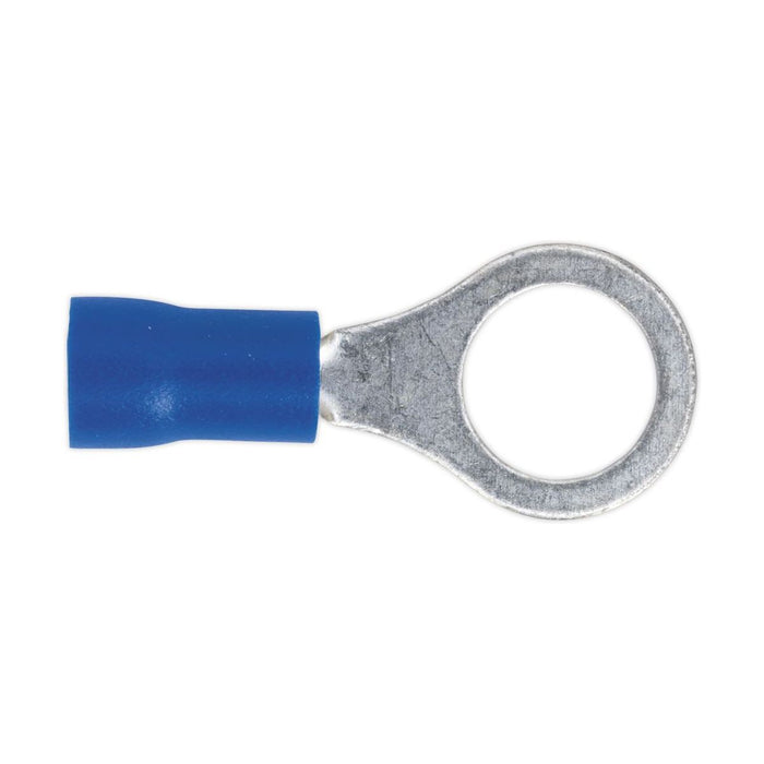 Sealey Easy-Entry Ring Terminal 8.4mm (5/16") Blue Pack of 100 BT27 Sealey - Town Tools 