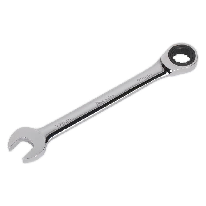 Sealey Ratchet Combination Spanner 22mm RCW22 Sealey - Town Tools 