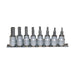 Teng Tools 3/8" Hex Bit Socket Clip Rail Set AF 8 Pieces Teng Tools - Town Tools 