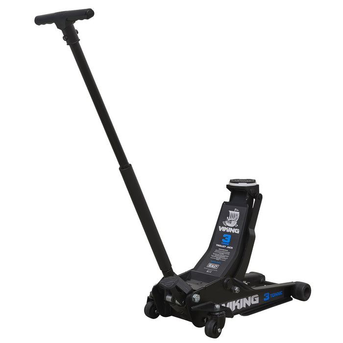 Viking Viking Low Profile Professional Trolley Jack with Rocket Lift 3 Tonne Viking - Town Tools 