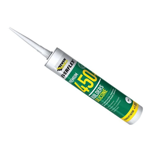 Everbuild Sika Everflex® 450 Builder's Silicone Sealant Clear 300ml Everbuild Sika - Town Tools