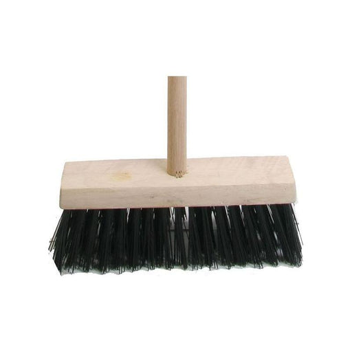 Faithfull Broom PVC 325mm (13in) Head complete with Handle Faithfull - Town Tools