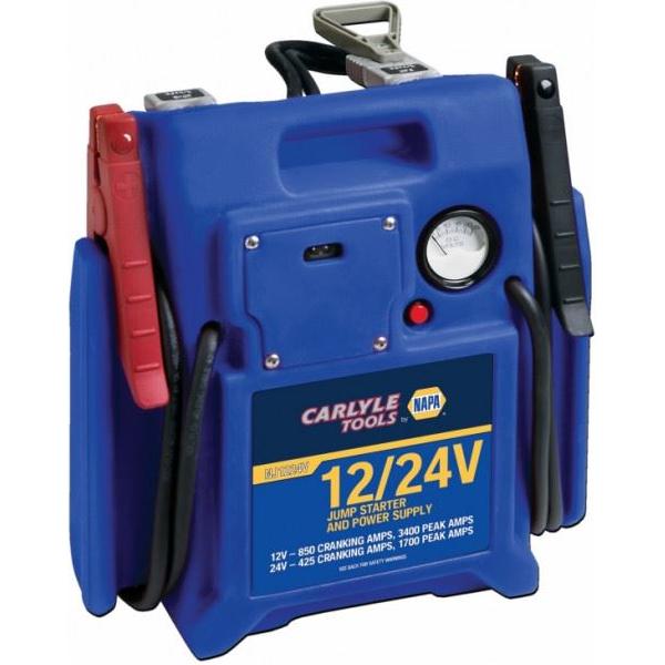 Carlyle Hand Tools Heavy-duty 12/24 Volt Jump Starter and Power Supply