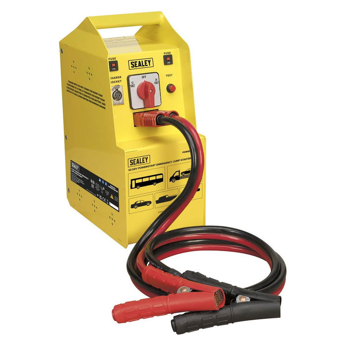 Sealey PowerStart Emergency Jump Starter 900hp Start 12/24V POWERSTART900 Sealey - Town Tools 