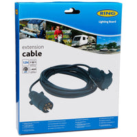 Ring Automotive RCT806 12N Trailer Board Extension Lead, 6 m , Black