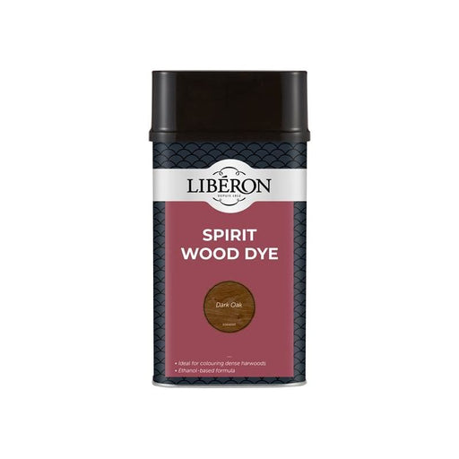 Liberon Spirit Wood Dye Dark Oak 1 litre Liberon - Town Tools
