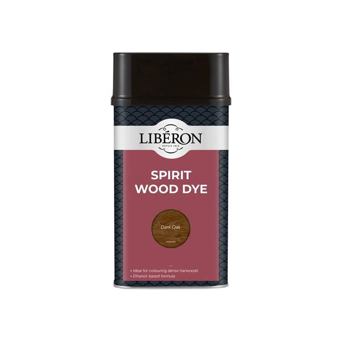 Liberon Spirit Wood Dye Dark Oak 1 litre Liberon - Town Tools