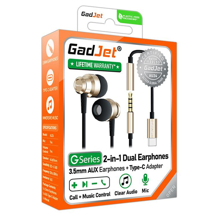 Ring AU24 Gad Jet Earphones
