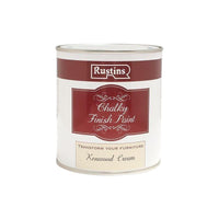 Rustins Chalky Finish Paint Kenwood Cream 250ml
