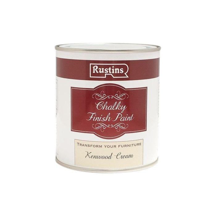 Rustins Chalky Finish Paint Kenwood Cream 250ml Rustins - Town Tools