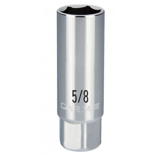 Carlyle Tools 1/2In Drive 5/8In Chrome Spark Plug Socket - image 1