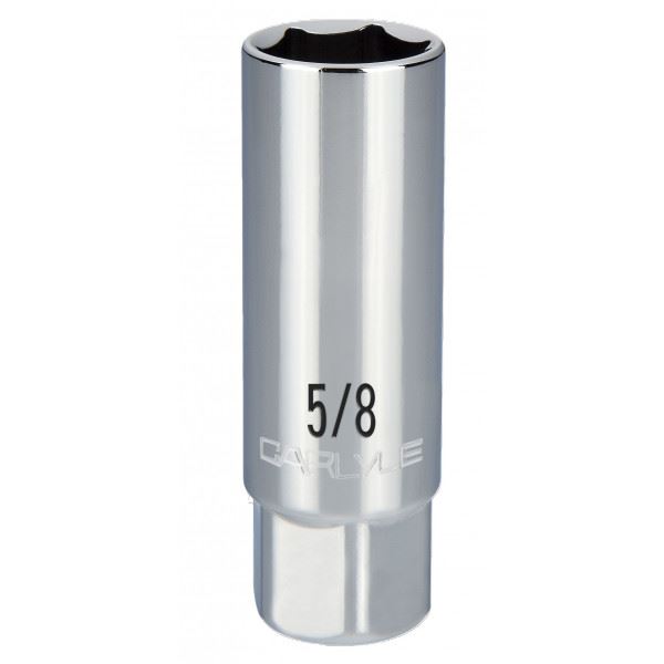 Carlyle Tools 1/2In Drive 5/8In Chrome Spark Plug Socket