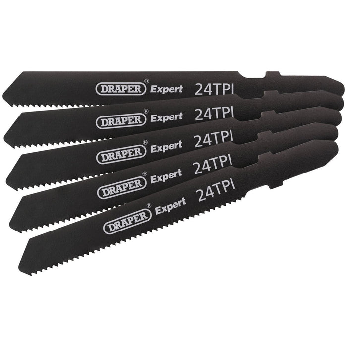 Draper DT118A Jigsaw Blade Set, 92mm (5 Piece) 81729 Draper - Town Tools 