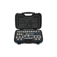 Laser Go Thru Socket Set 1/2"D 28pc 7054