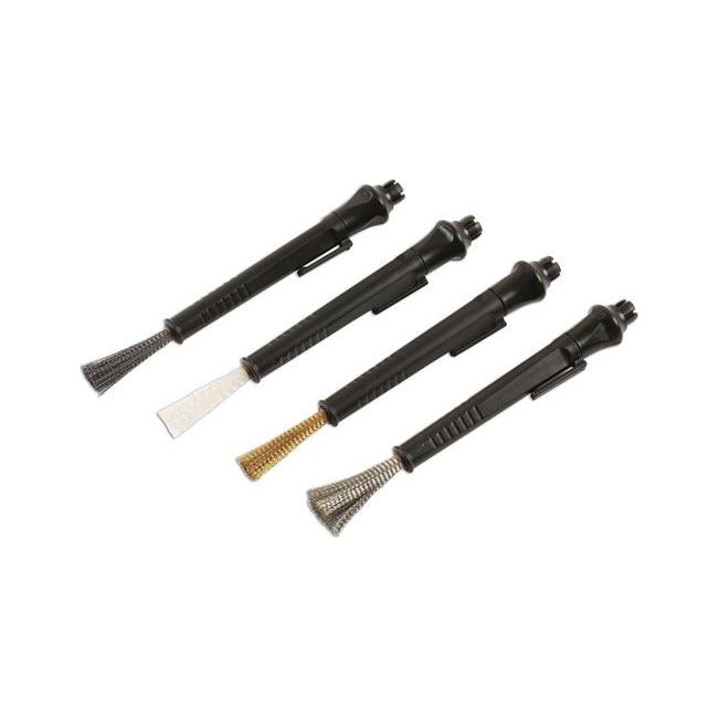 Laser Pen Type Detailing Brush Set 4pc 7744 Laser - Town Tools 