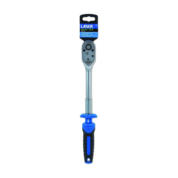 Laser Pull Back Rapid Action Ratchet, Long 3/8"D 7376 Laser - Town Tools 