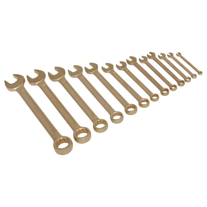 Sealey Combination Spanner Set 13pc 8-32mm Non-Sparking NS001 Sealey - Town Tools 