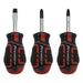 Sealey Premier Premier GripMAX Stubby Screwdriver Set 3pc AK4328 Sealey Premier - Town Tools 