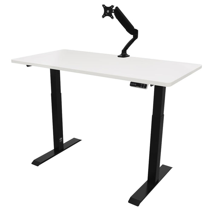 Dellonda  Electric Height Adjustable Standing Desk 1400 x 700mm Dual Motor 100kg