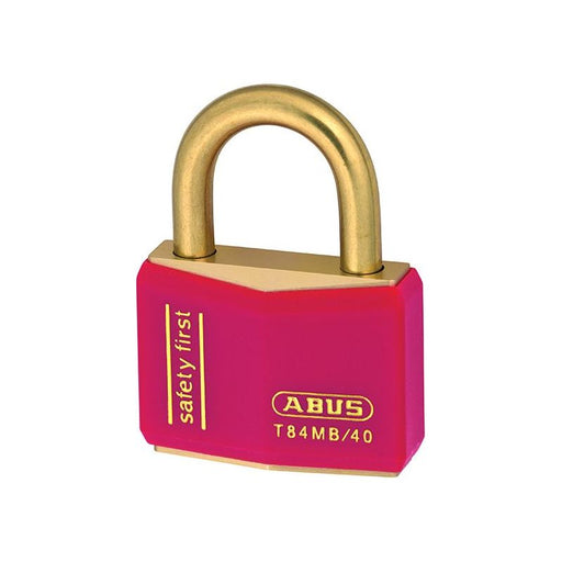 Abus Mechanical T84MB/40mm Red Rustproof Padlock ABUS Mechanical - Town Tools