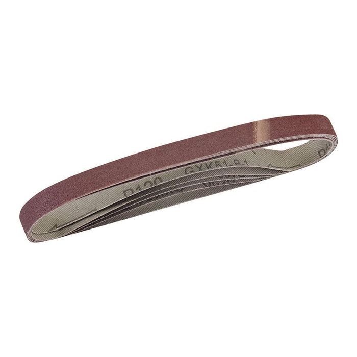 Silverline Sanding Belts 13 x 457mm 5pk 120 Grit Silverline - Town Tools 