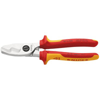 Draper Knipex 95 16 200 SB VDE Insulated Cable Shears, 200mm