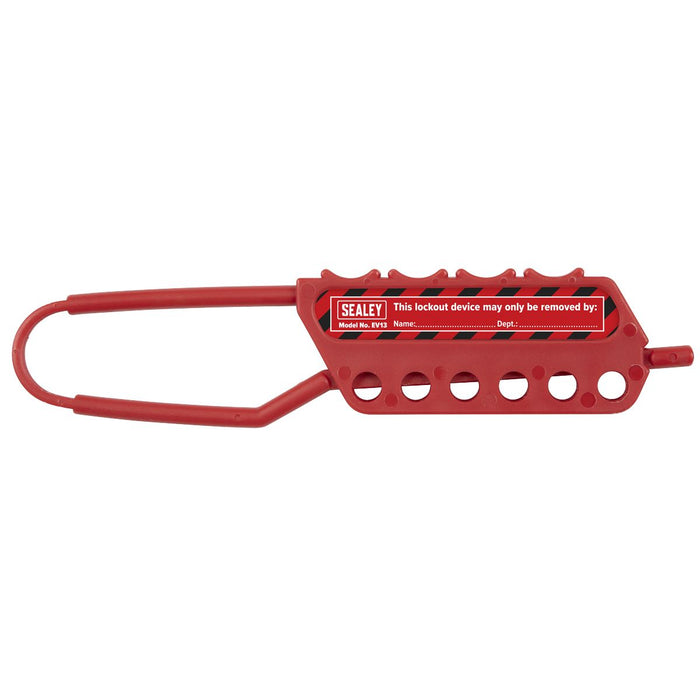 Sealey Insulation Safety Lockout Hasp EV13 Sealey - Town Tools 