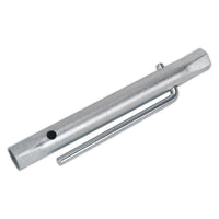 Sealey Double End Long Reach Spark Plug Box Spanner 16/18mm with L-Bar MS157
