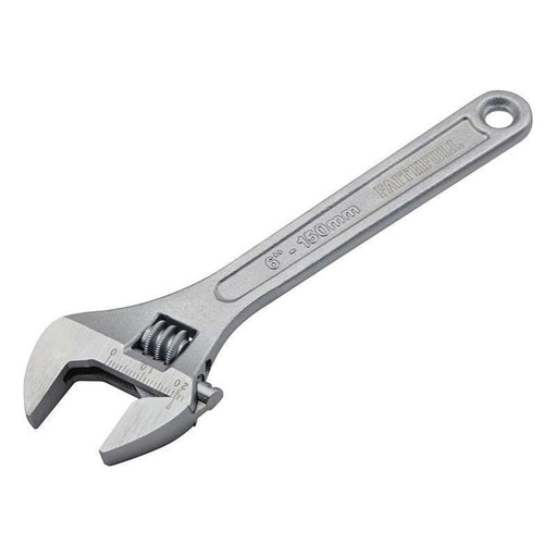 Faithfull Chrome Adjustable Spanner 150mm (6in) Faithfull - Town Tools