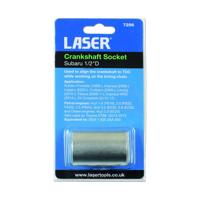 Laser Crankshaft Socket 1/2"D - for Subaru, for Toyota 7296