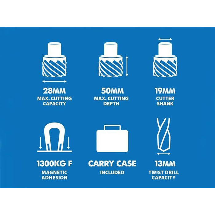 Evolution EVOMAG28 Magnetic Drill 1200W 110V Evolution - Town Tools