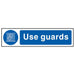 Scan Use Guards - PVC Sign 200 x 50mm Scan - Town Tools