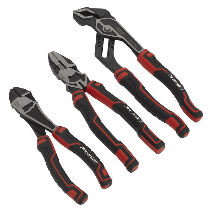 Sealey Pliers Set High Leverage 3pc AK8377 Sealey - Town Tools 