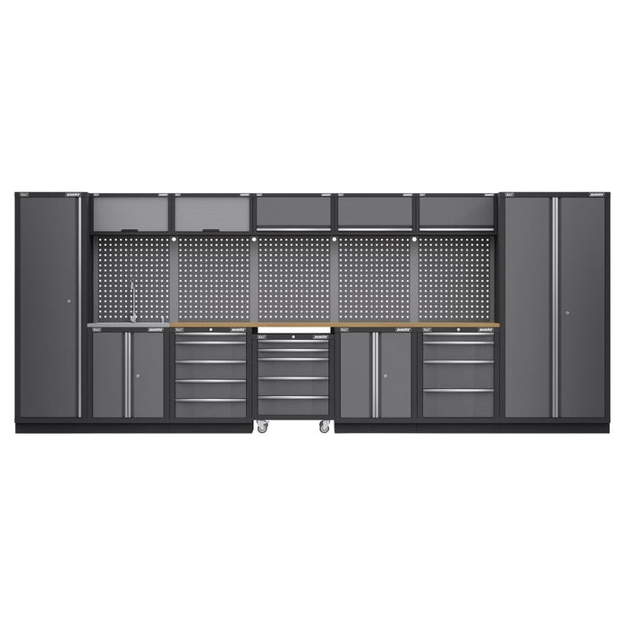 Superline Pro Superline PRO Storage System with Pressed Wood Worktop 4.9m Superline Pro - Town Tools 