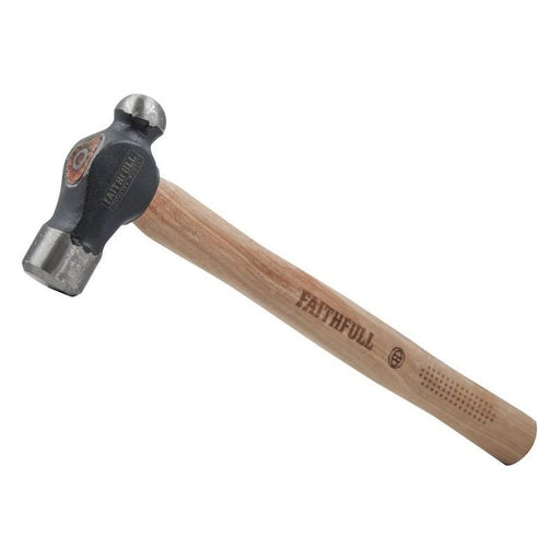 Faithfull Ball Pein Hammer FSC Hickory 454g (1 lb) Faithfull - Town Tools