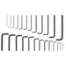 Sealey Hex Key Set 25pc S0465 Sealey - Town Tools 