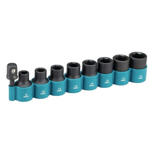 Makita *1/2 Impact Socket+Adapter Set B-54645" Makita - Town Tools