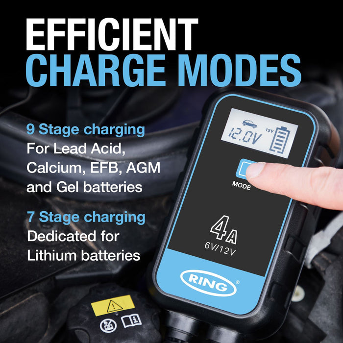 Ring RSC904T SMARTCHARGE 4 Charger & Maintainer
