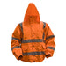 Worksafe Hi-Vis Orange Jacket Quilted Lining Elasticated Waist & Cuffs X-Large Worksafe - Town Tools 