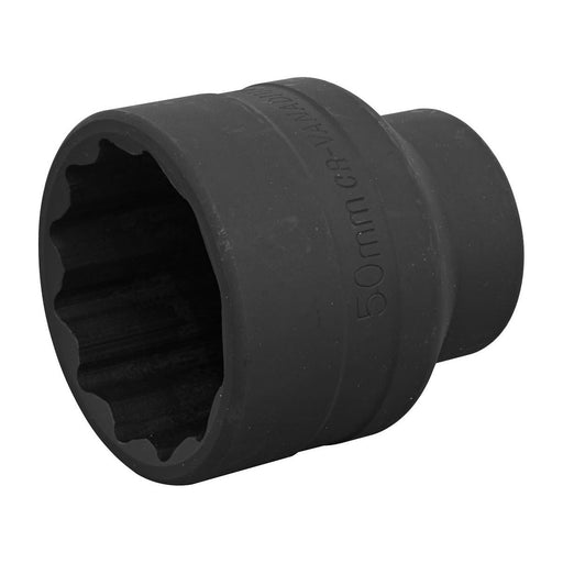 Sealey Impact Socket 50mm Bi-Hex 3/4"Sq Drive SX014 Sealey - Town Tools 