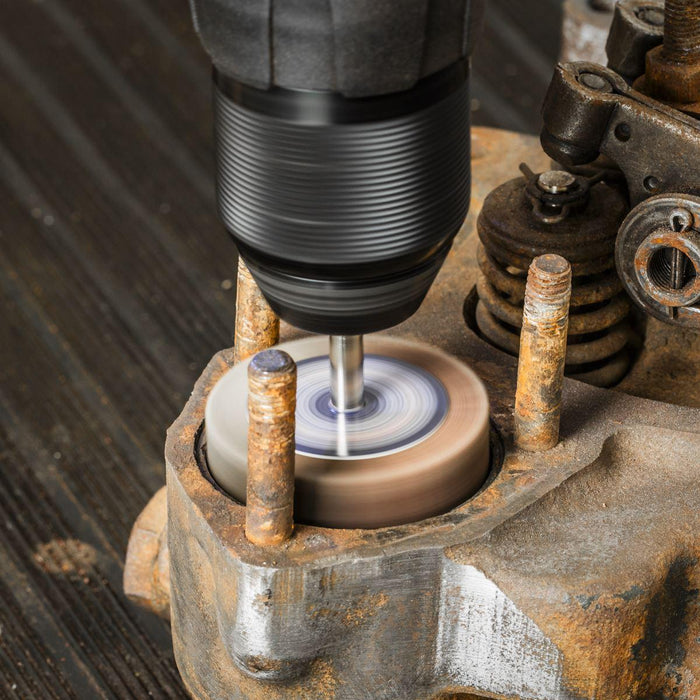 Sealey 50 x 25mm Abrasive Flap Wheel on 6mm Shaft 40Grit - Pack of 5 FW5025405 Sealey - Town Tools 