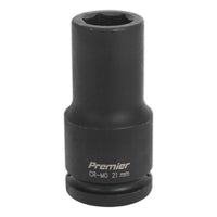 Sealey Impact Socket 21mm Deep 3/4"Sq Drive IS3421D