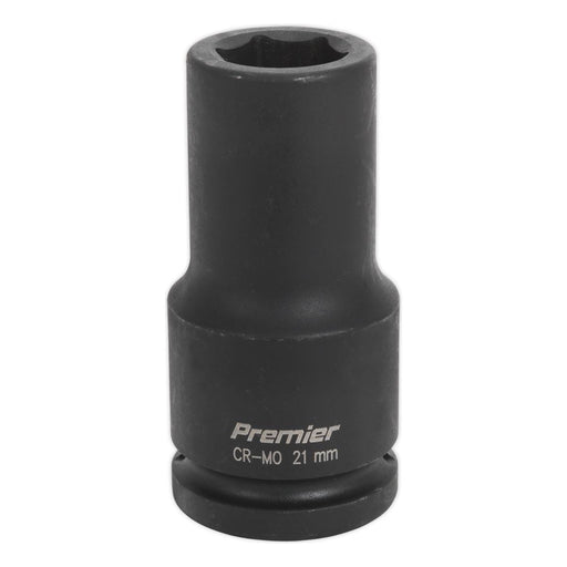 Sealey Impact Socket 21mm Deep 3/4"Sq Drive IS3421D Sealey - Town Tools 