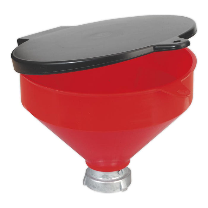 Sealey Solvent Safety Funnel with Flip Top SOLV/SF Sealey - Town Tools 