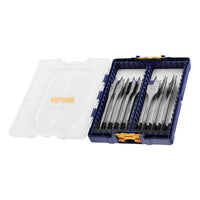 Irwin® Blue Groove 4X Flat Bit Set, 8 Piece