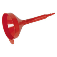Sealey Flexi-Spout Funnel Medium200mm with Filter F2F