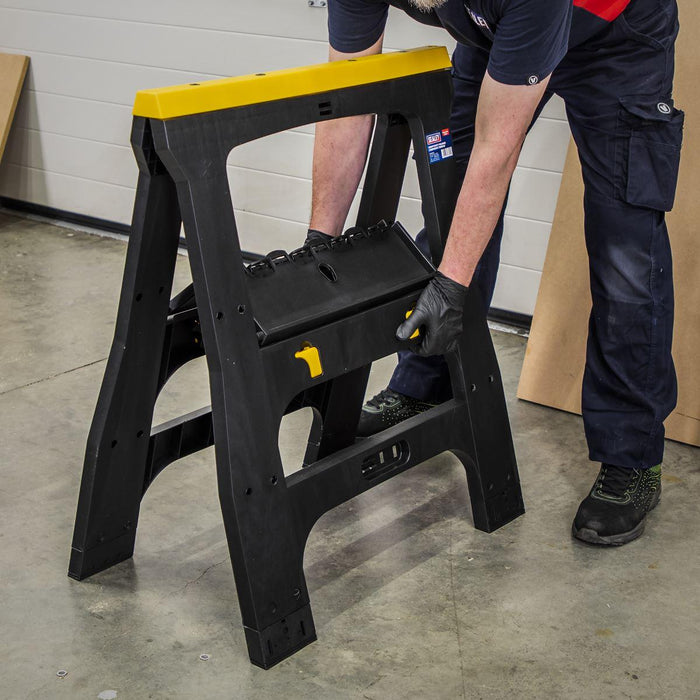 Sealey Heavy-Duty Folding Composite Trestles FDT42 Sealey - Town Tools 