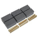 Sealey Floor Grinding Block 50 x 50 x 100mm 60Grit Pack of 6 FGB60 Sealey - Town Tools 