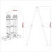 Sealey Folding Platform Ladder 4-Way Aluminium - BS EN 131 AFPL1 Sealey - Town Tools 